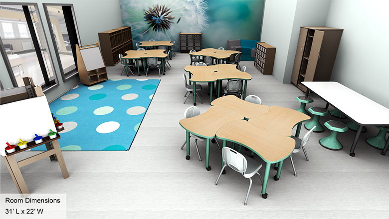 Kindergarten Classroom - Overall View